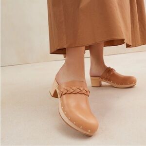NWT Loeffler Randall Lupa Clog Leather Honey 11.5